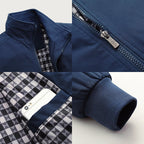 Orson - Men's Zip-Up Bomber Jacket with Ribbed Cuffs