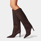 Portia - Women's Pointed-Toe Knee-High Boot