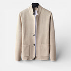 Reuben - Men's Button-Front Cardigan with Textured Knit