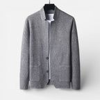Reuben - Men's Button-Front Cardigan with Textured Knit