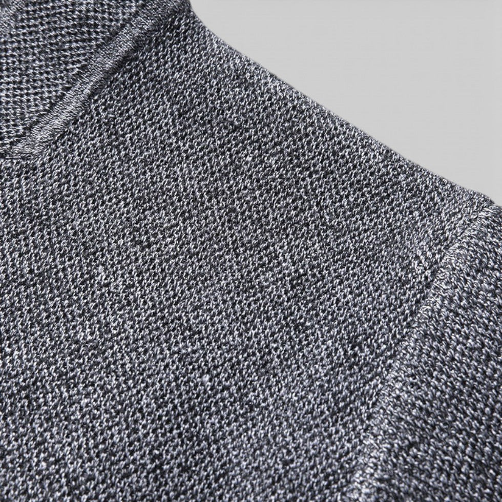 Reuben - Men's Button-Front Cardigan with Textured Knit