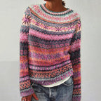 Rinna - Women's Colorblock Knit Pullover