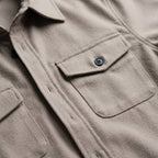 Rowan - Men's Woven Overshirt with Dual Chest Pockets