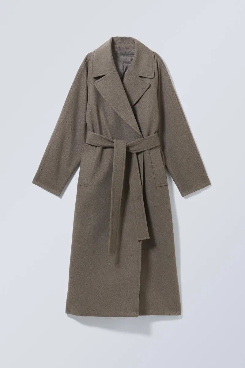 Rylee - Women's Oversized Notch Lapel Wool Coat