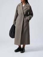 Rylee - Women's Oversized Notch Lapel Wool Coat