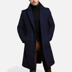 Timothy - Men's Wool-Blend Tailored Topcoat