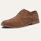 Vincenzo - Men's Suede Oxford Lace-Up Shoes